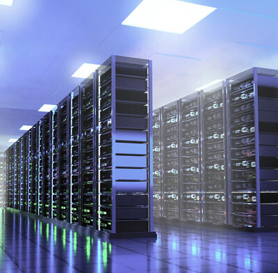 Bitcoin mining room