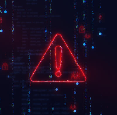 Cyber alert warning