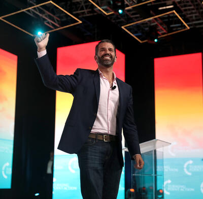 Donald Trump Jr at an event