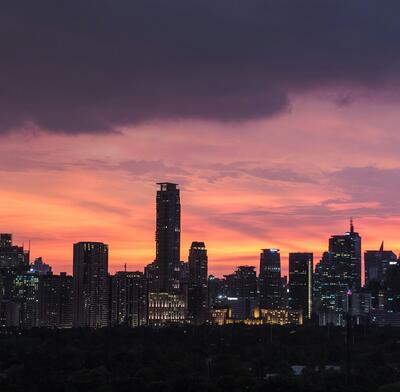 Manila city skyline